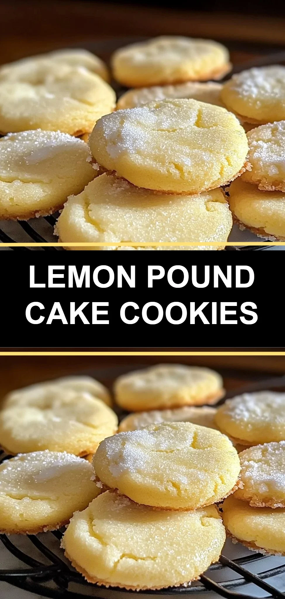 Lemon Pound Cake Cookies