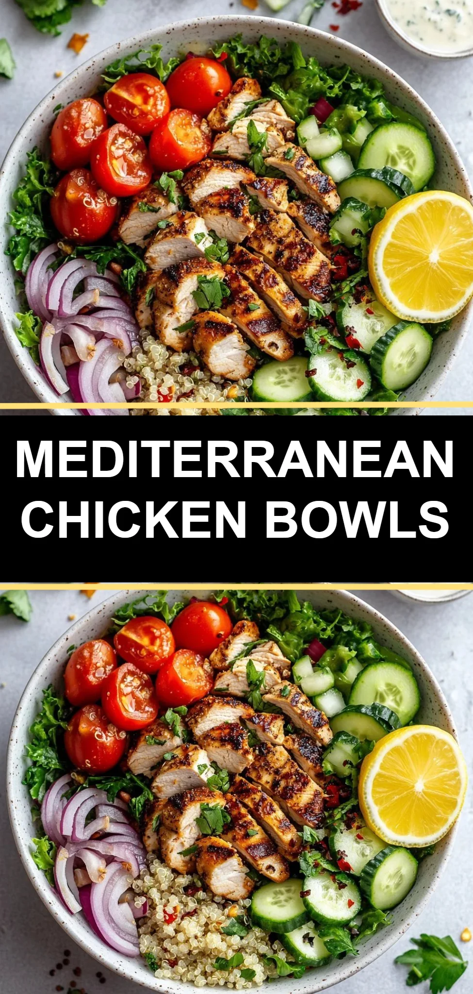 Mediterranean Chicken Bowls