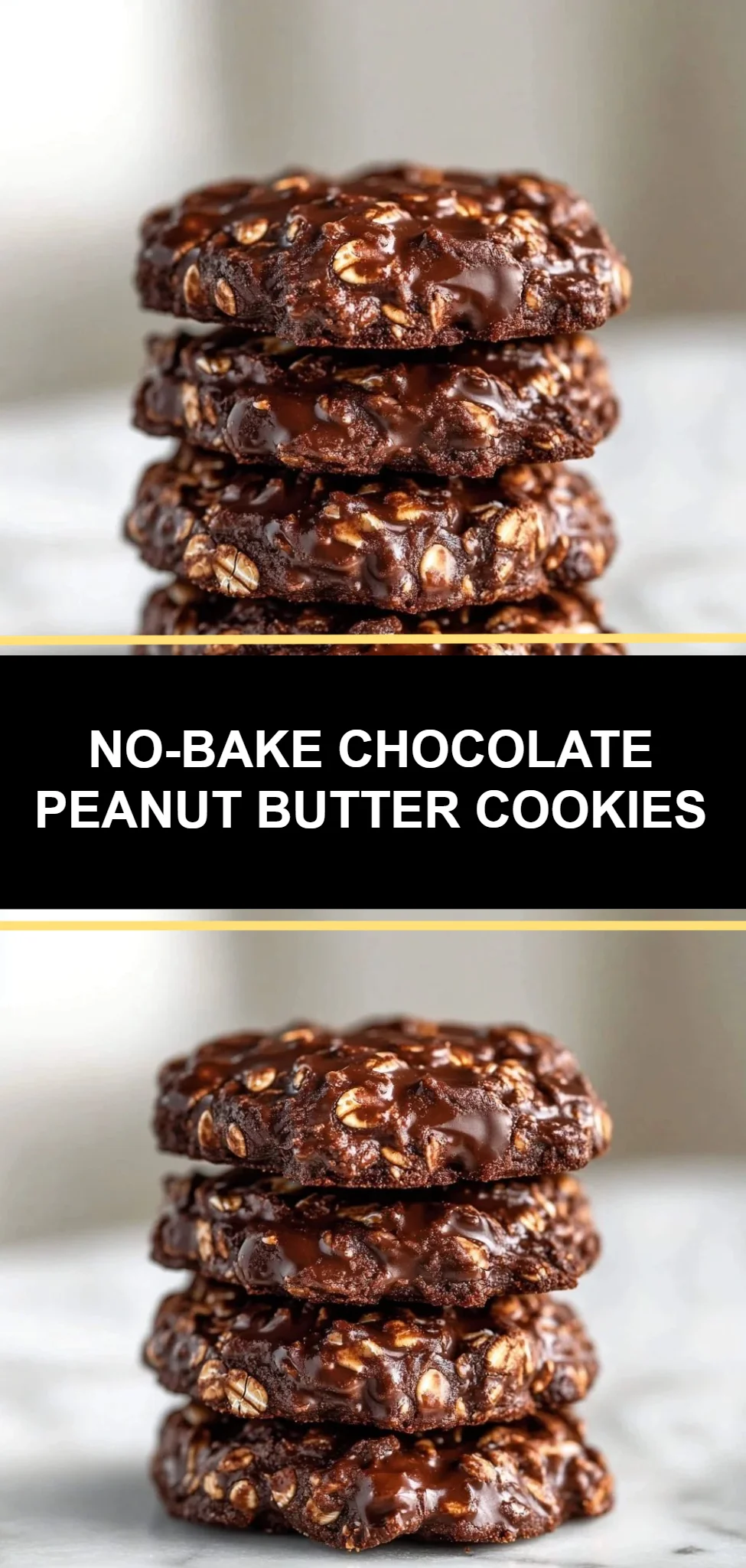 No-Bake Chocolate Peanut Butter Cookies