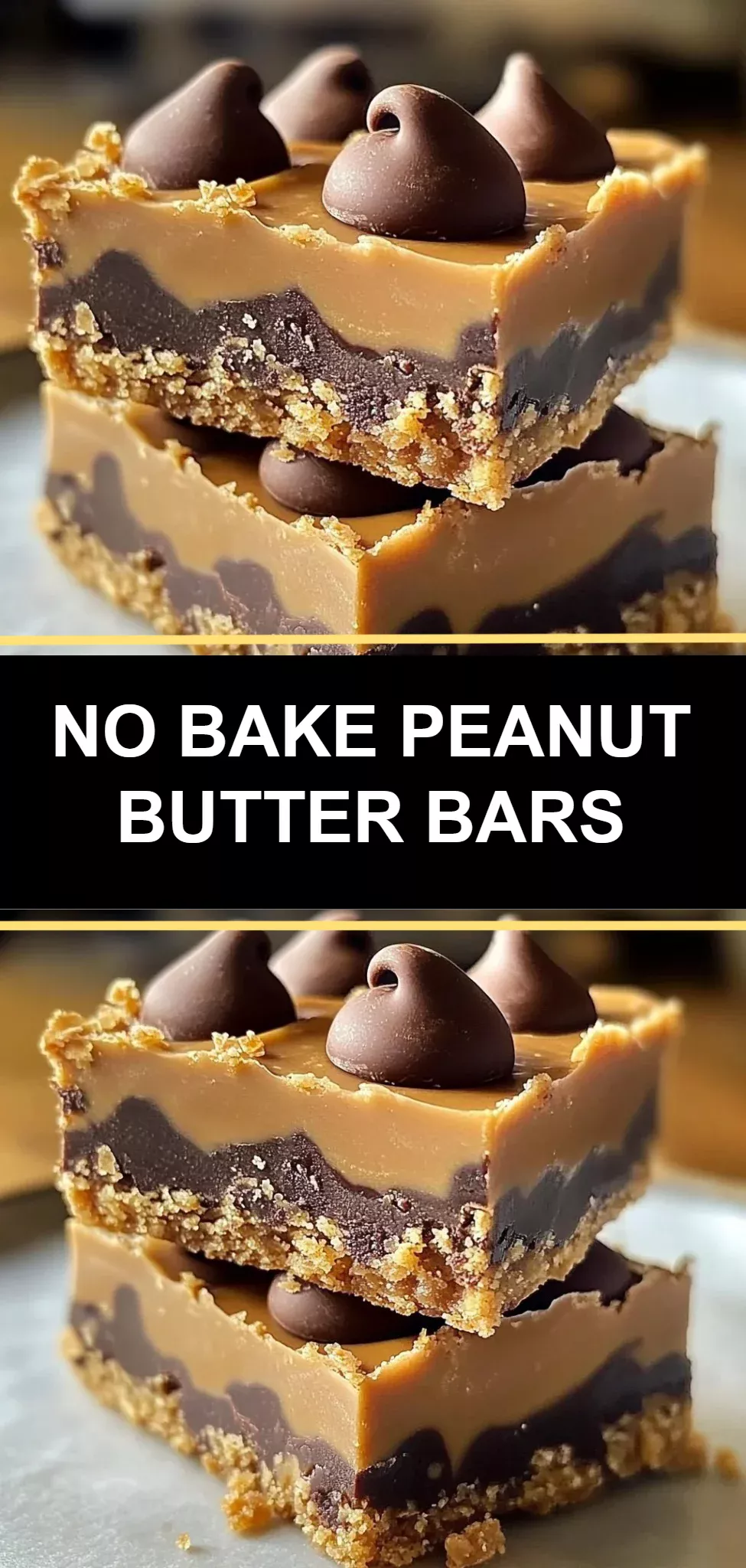 No Bake Peanut Butter Bars
