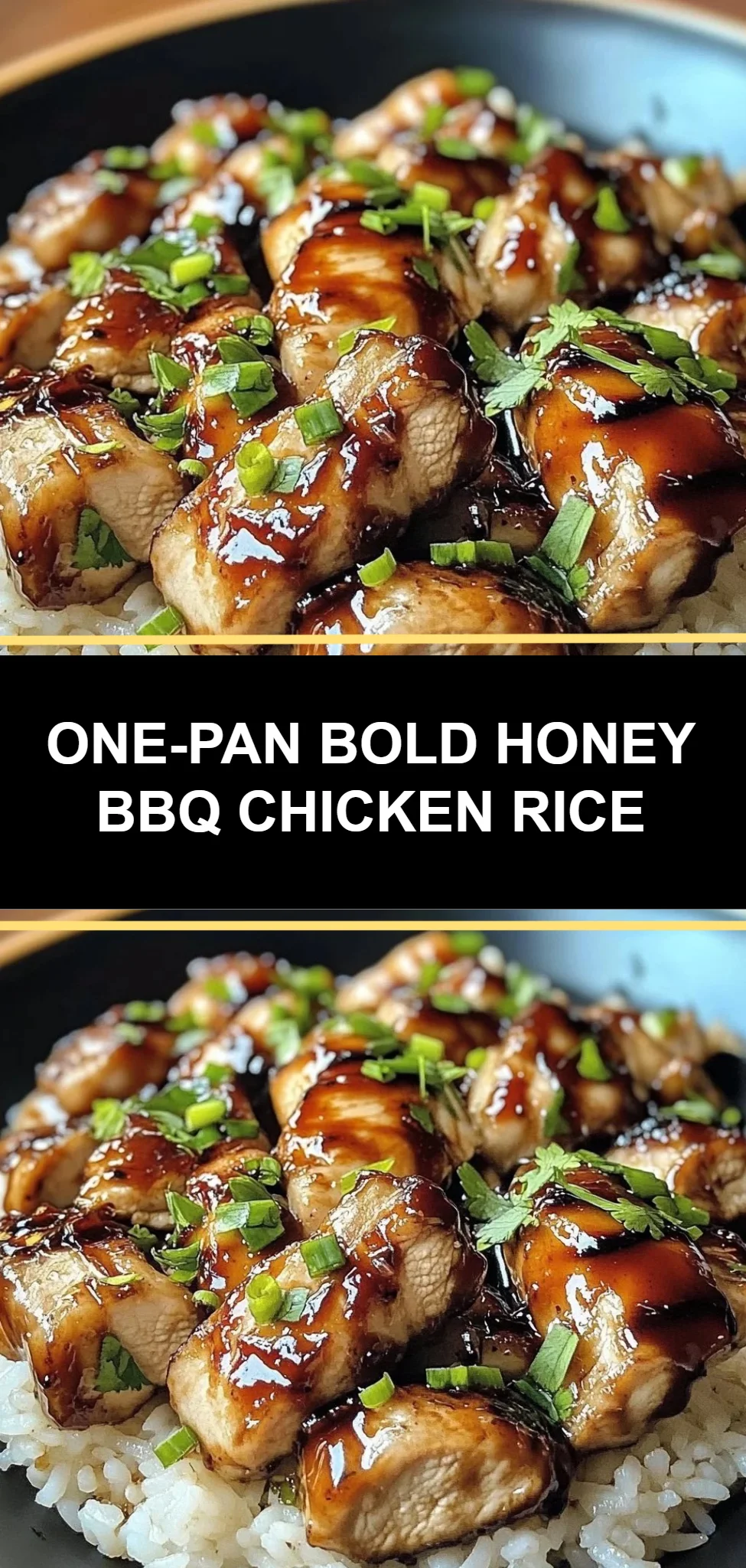 One-Pan Bold Honey BBQ Chicken Rice