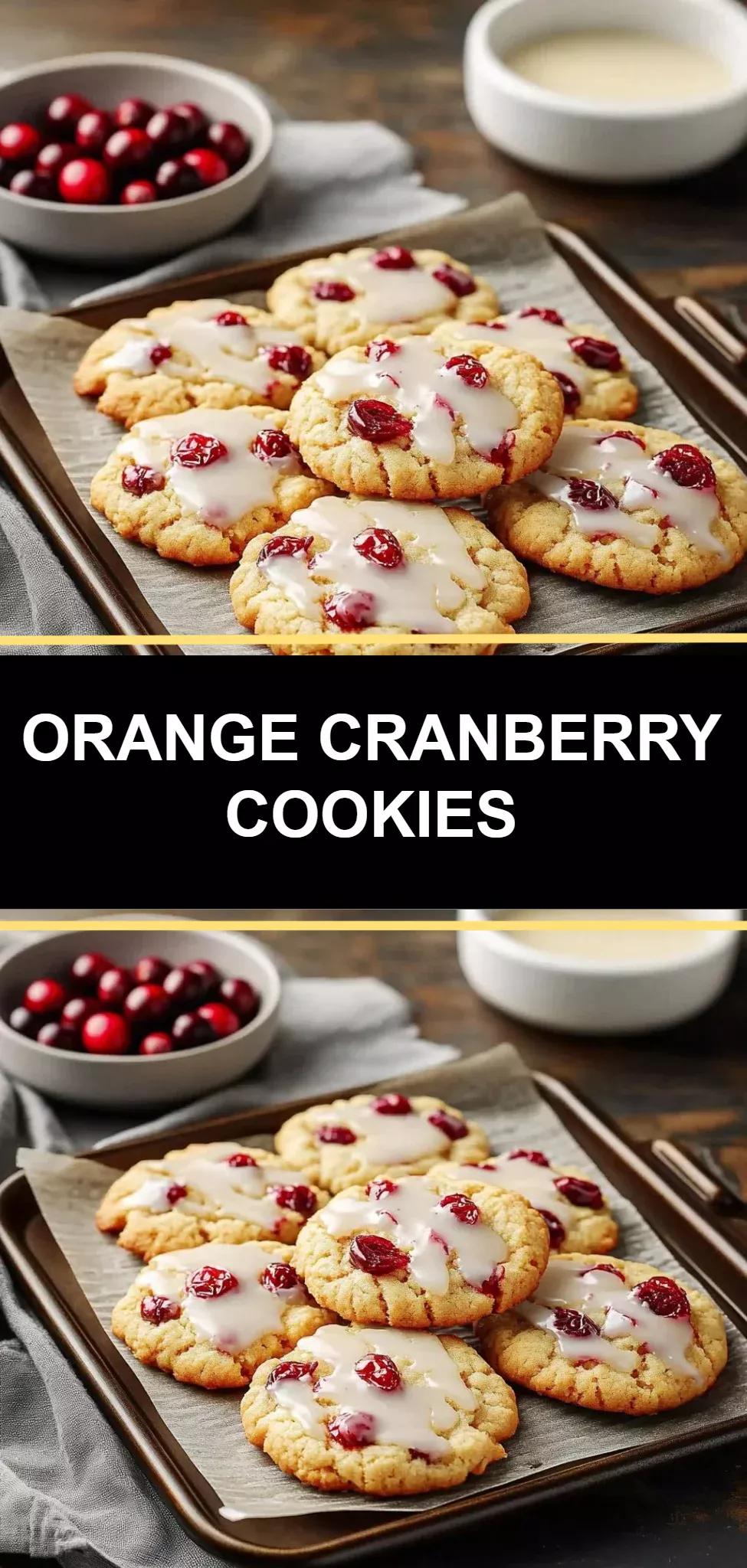 Orange Cranberry Cookies