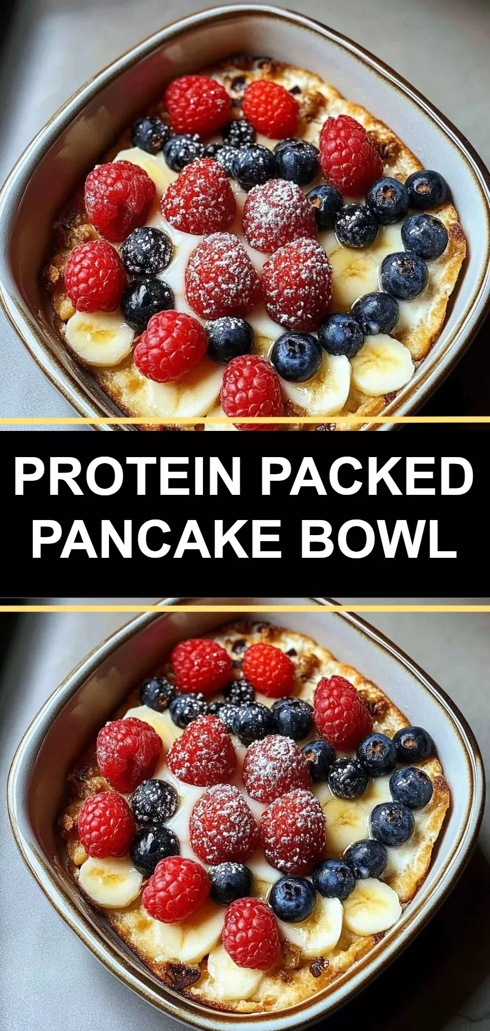 Protein Packed Pancake Bowl