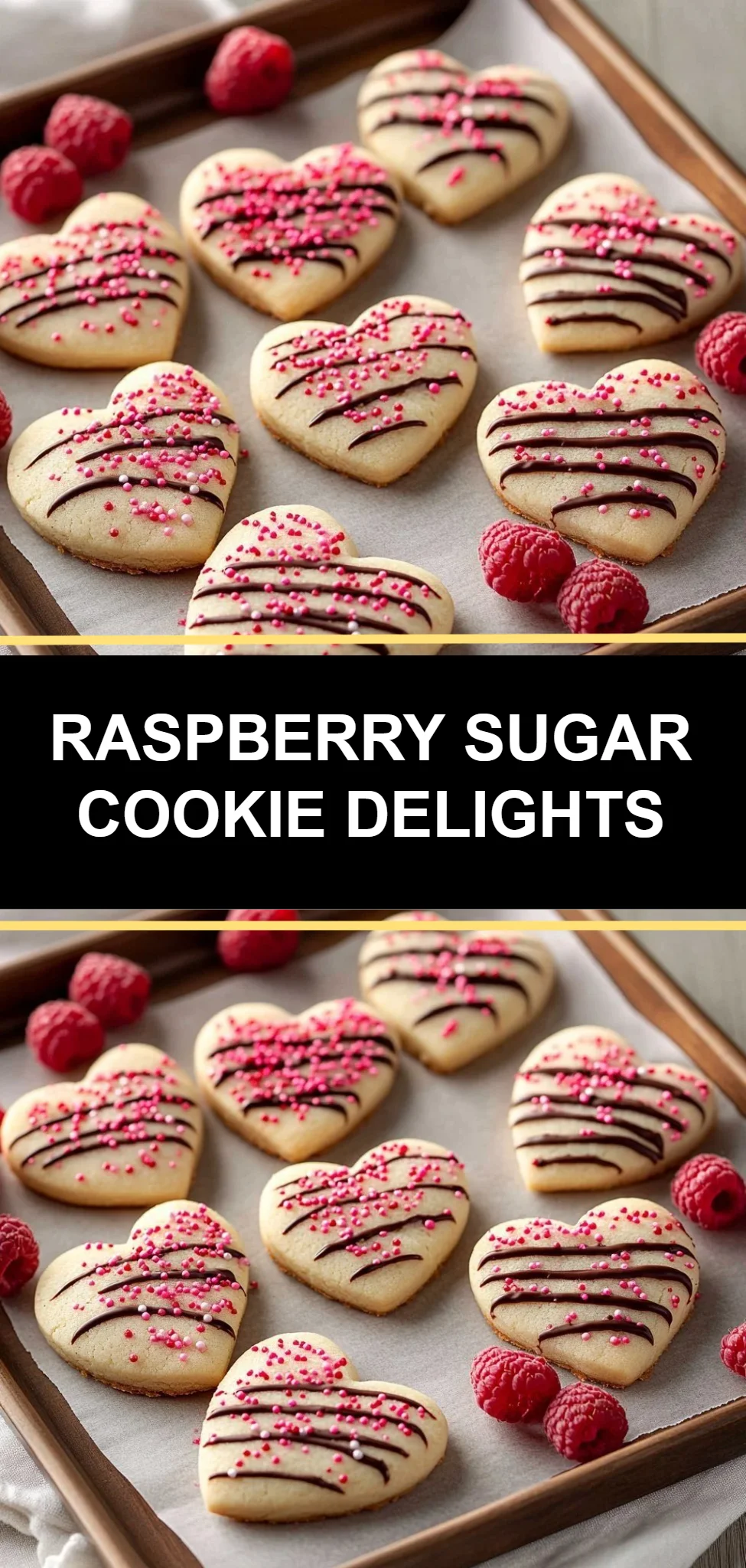 Raspberry Sugar Cookie Delights