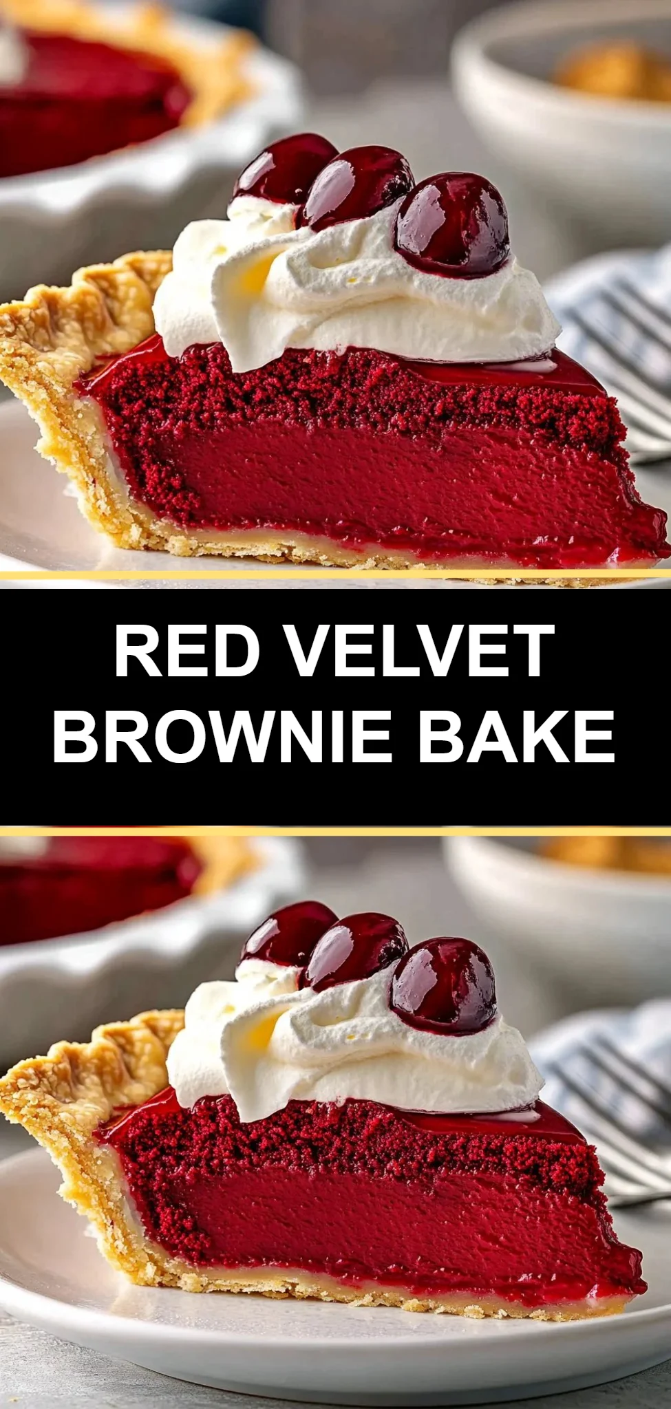 Red Velvet Brownie Bake
