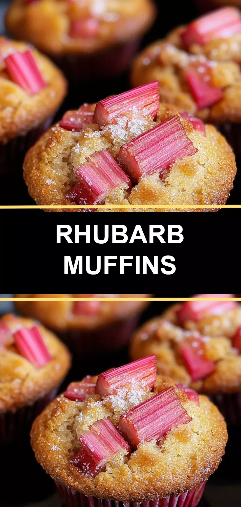 Rhubarb Muffins
