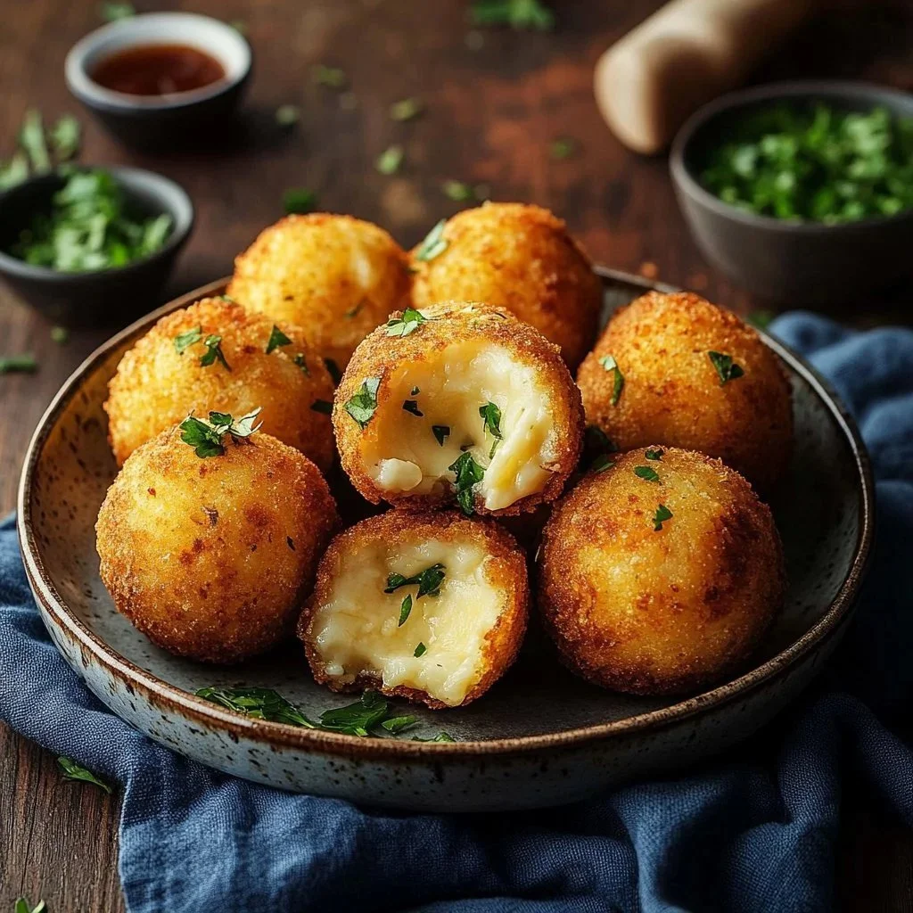 A platter of assorted rice balls, showcasing flavors and presentation.