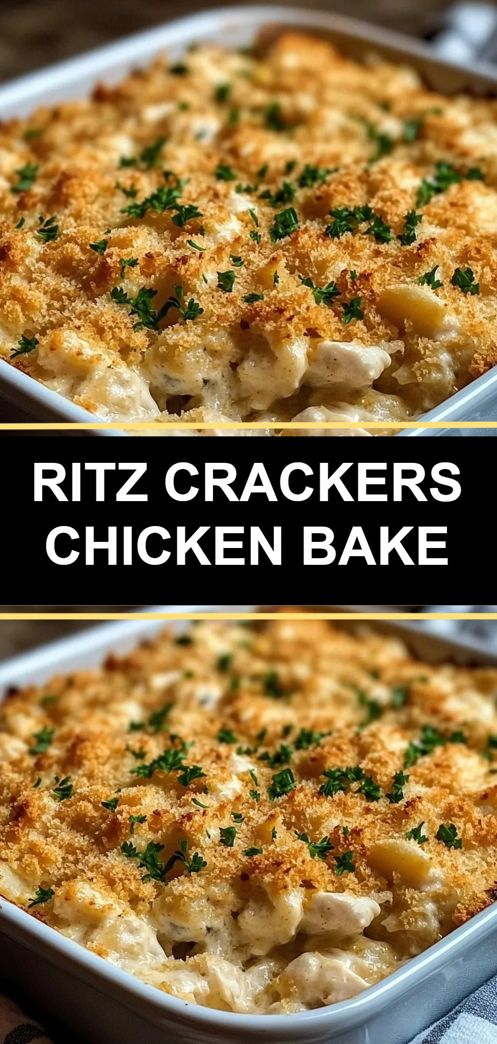Ritz Crackers Chicken Bake