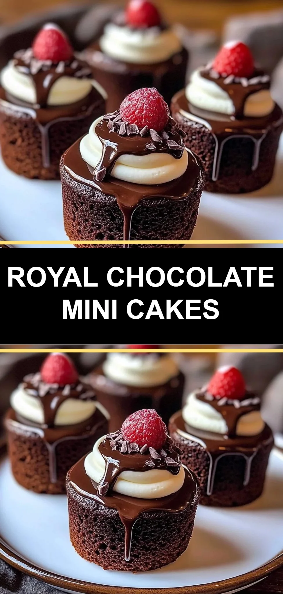 Royal Chocolate Mini Cakes