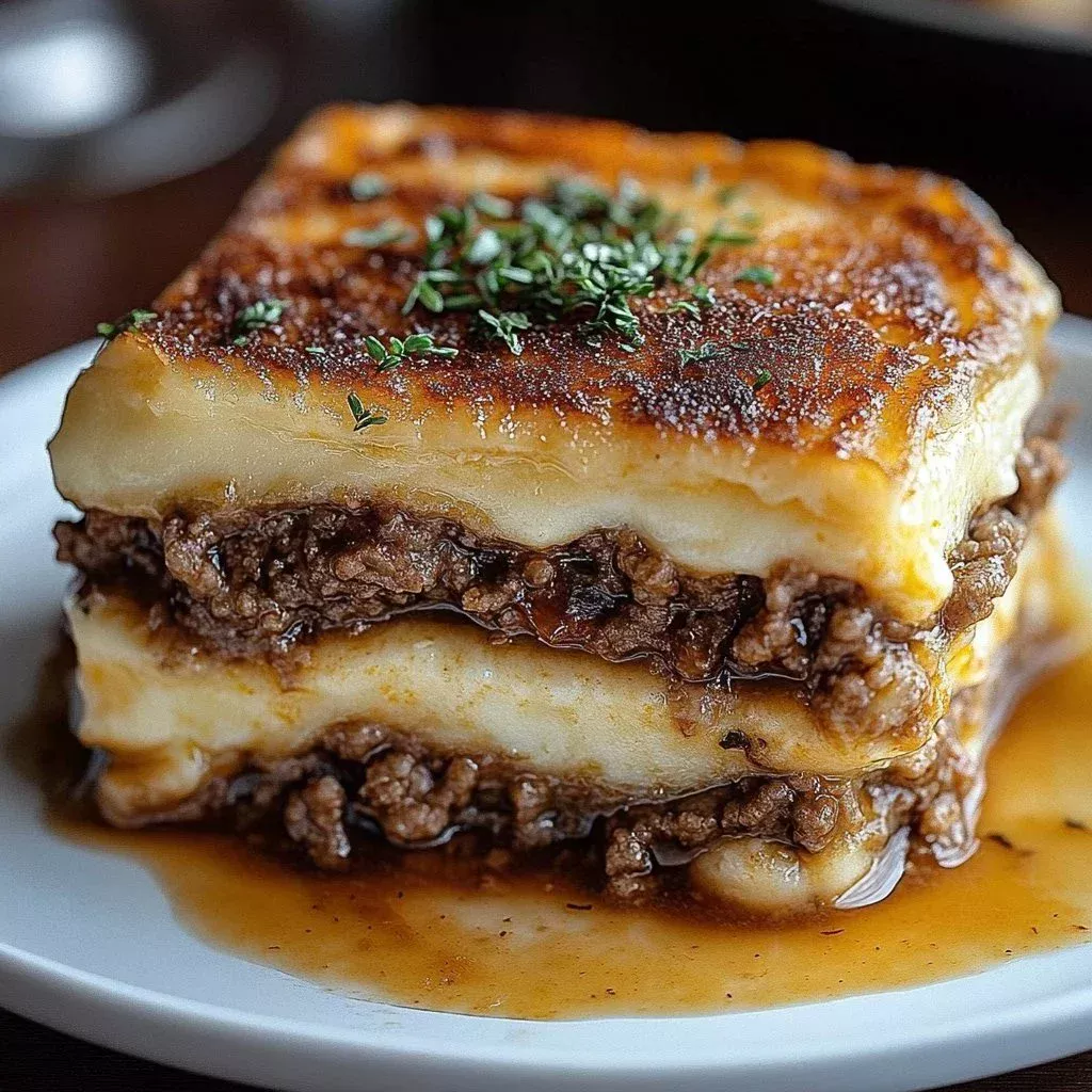 Delicious Sausage Pancake Bake served on a plate for breakfast