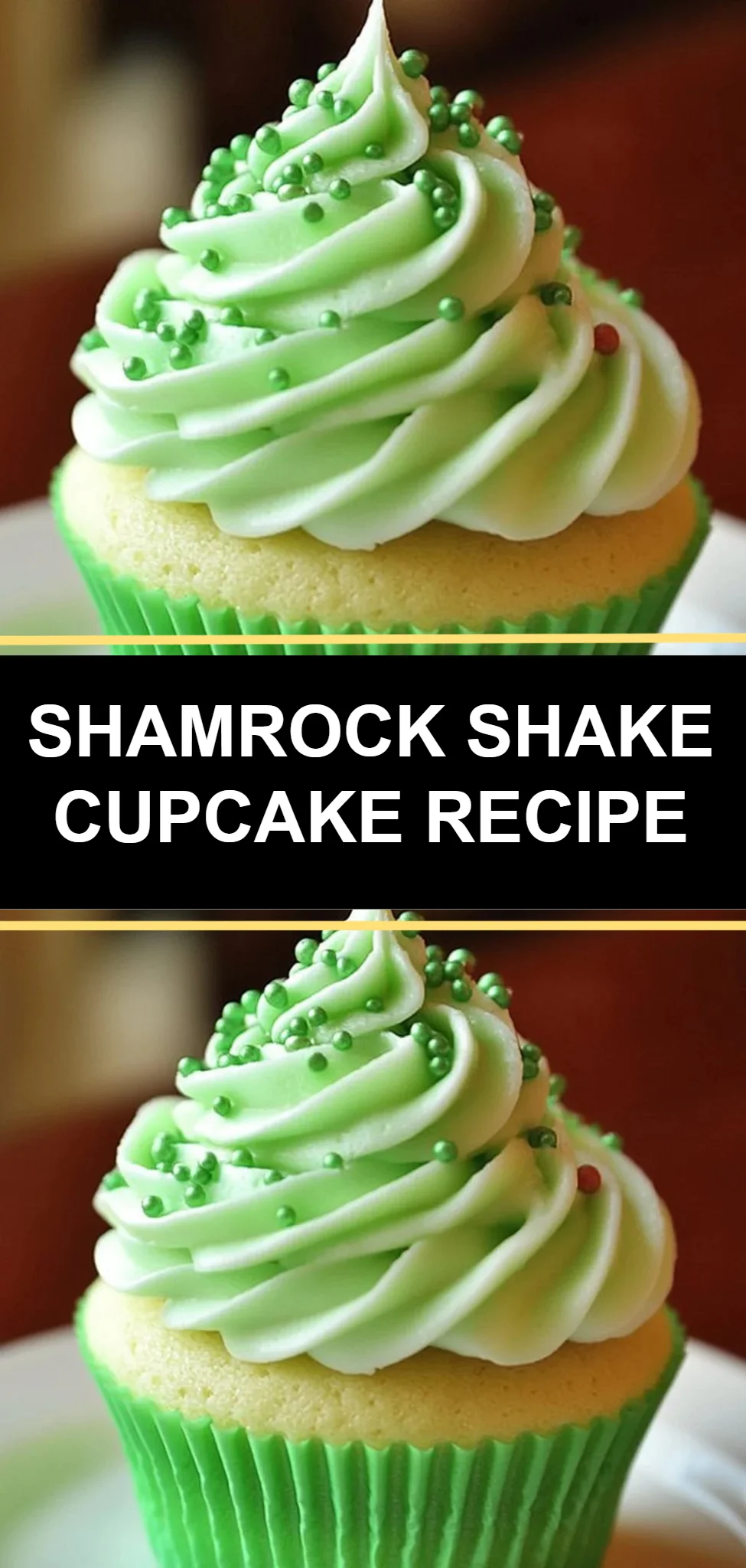 Shamrock Shake Cupcake Recipe