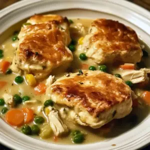 Delicious slow cooker chicken pot pie with flaky crust and savory filling