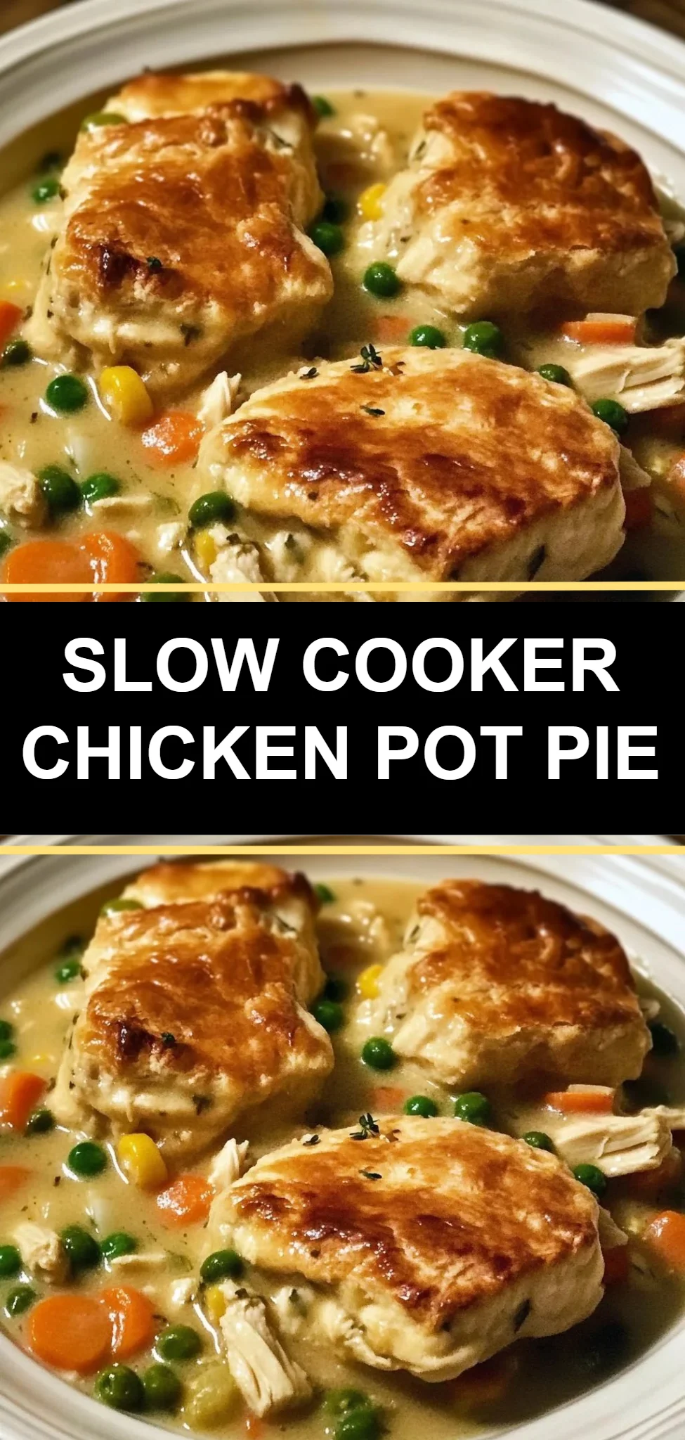 Slow Cooker Chicken Pot Pie