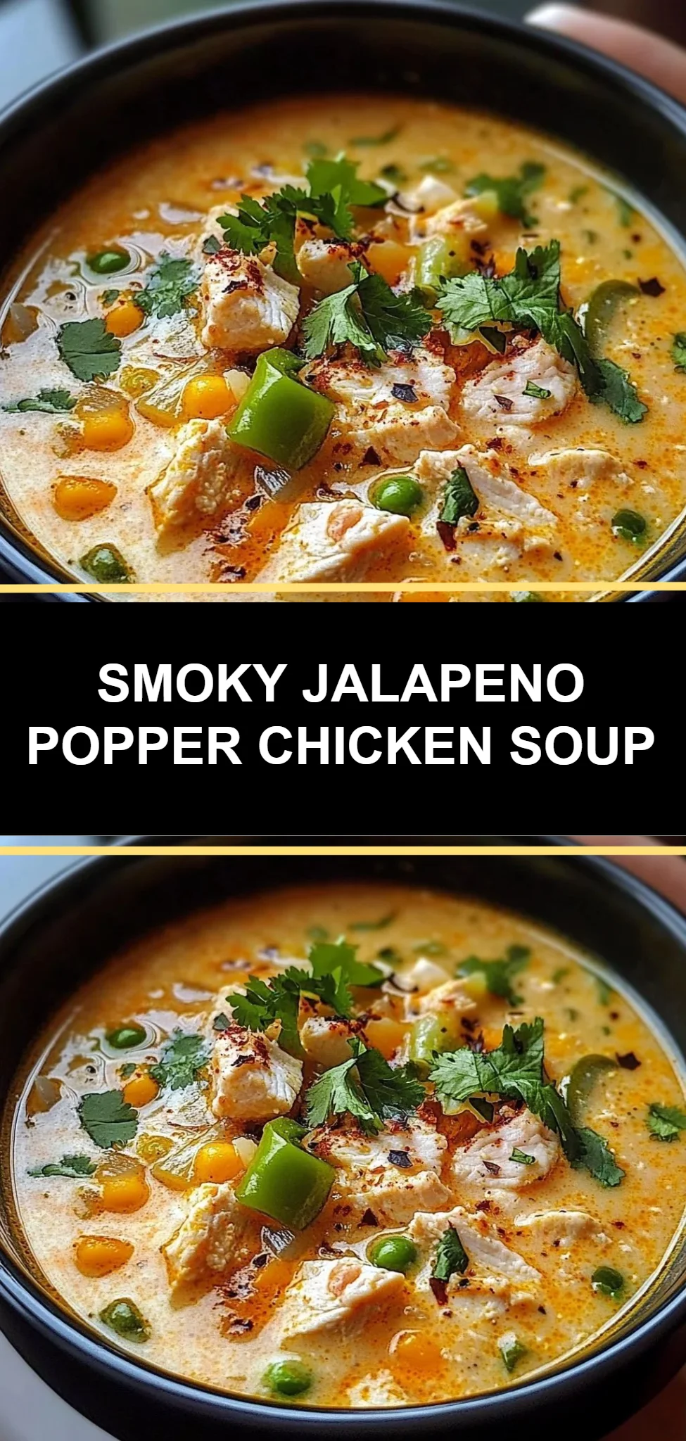 Smoky Jalapeno Popper Chicken Soup
