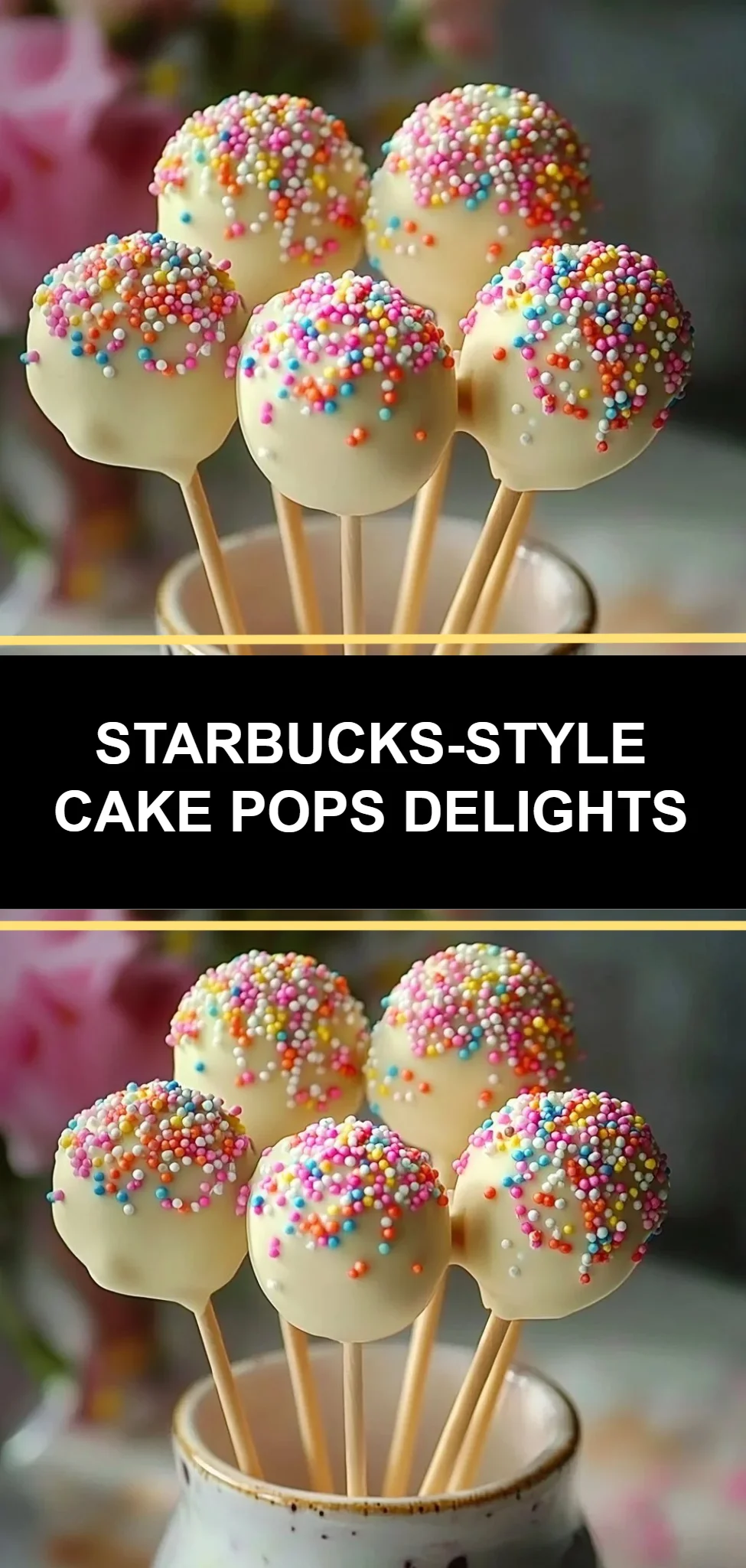 Starbucks-Style Cake Pops Delights