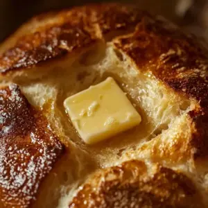 Homemade stovetop bread cooking on a skillet with fresh ingredients.