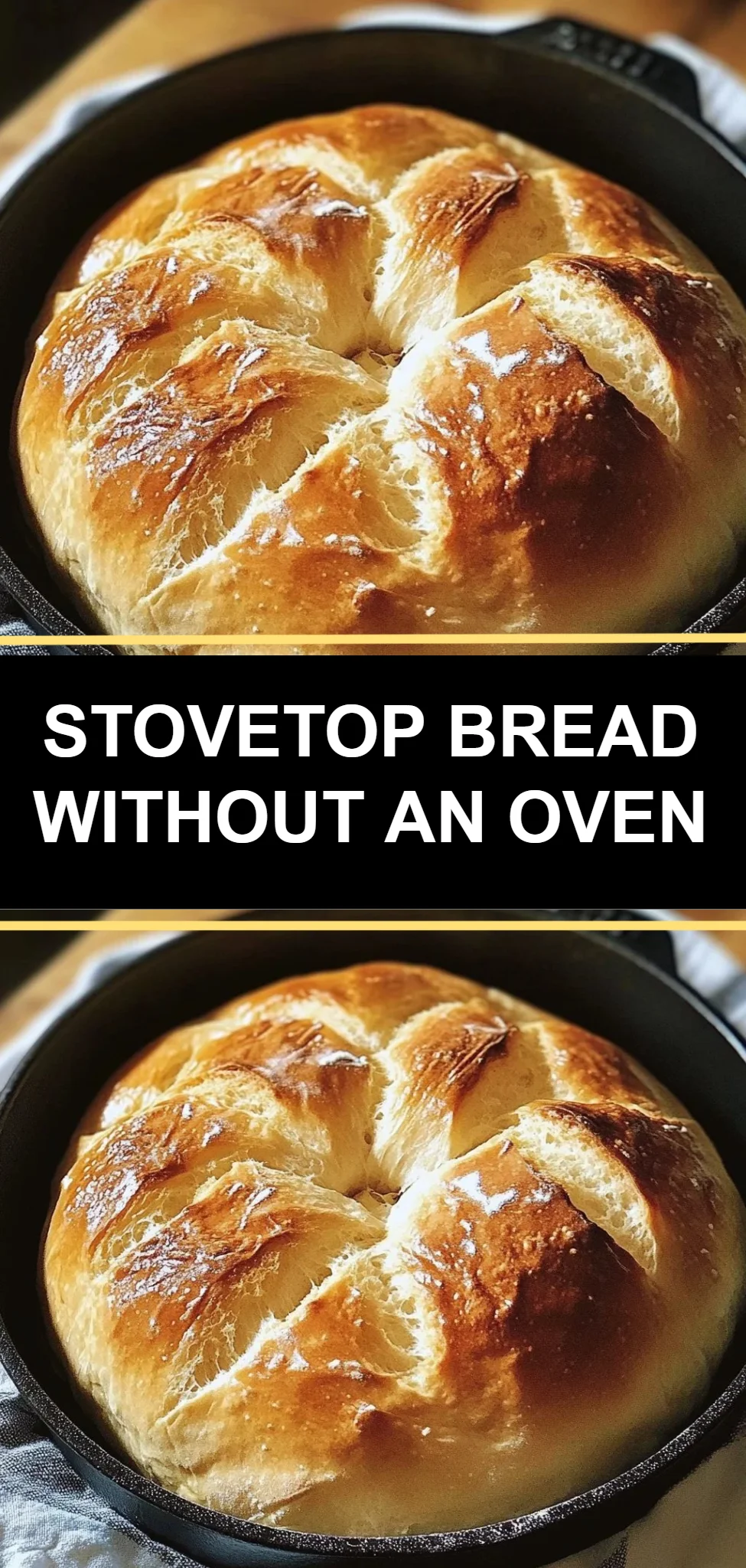 Stovetop Bread Without an Oven