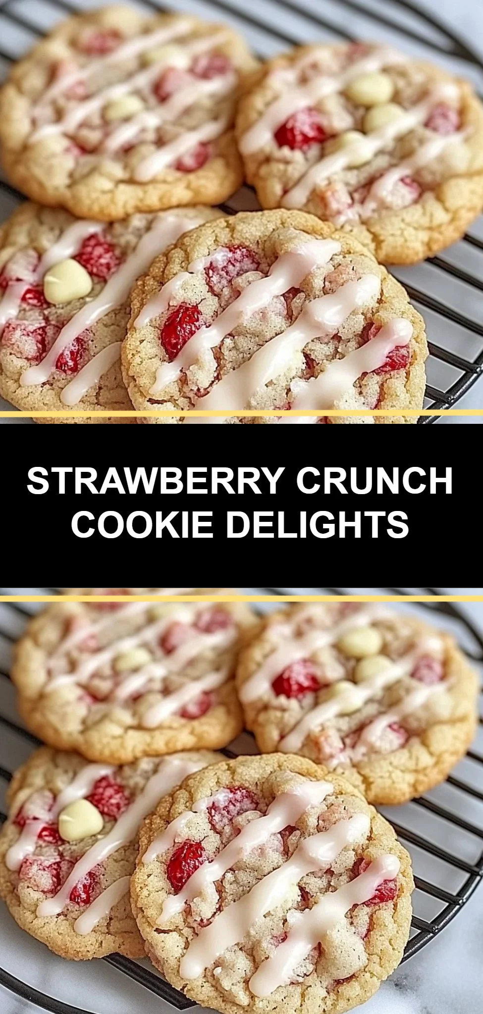 Strawberry Crunch Cookie Delights