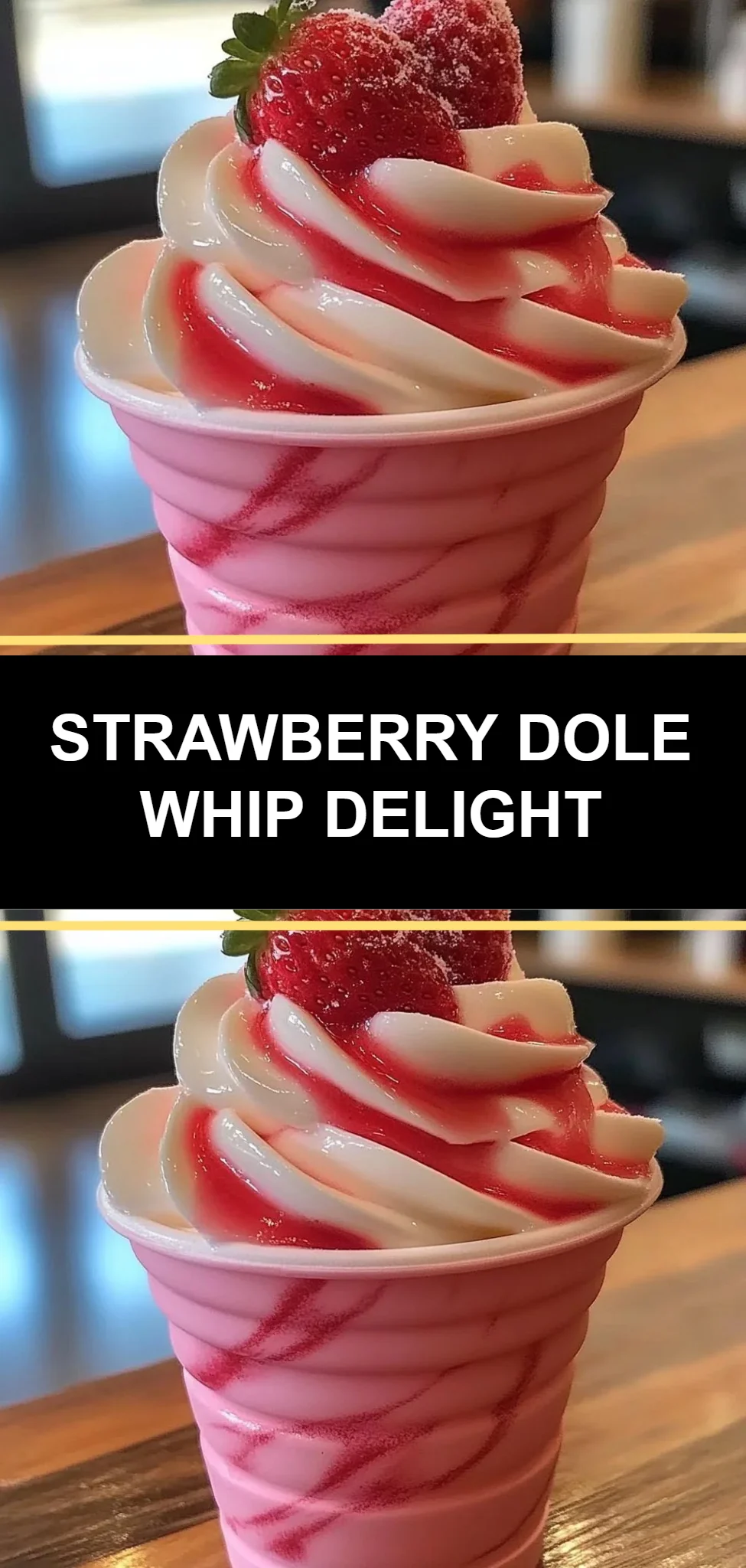 Strawberry Dole Whip Delight