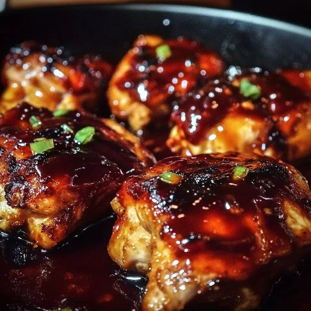 Sweet Baby Ray's slow cooker chicken dish served on a plate.