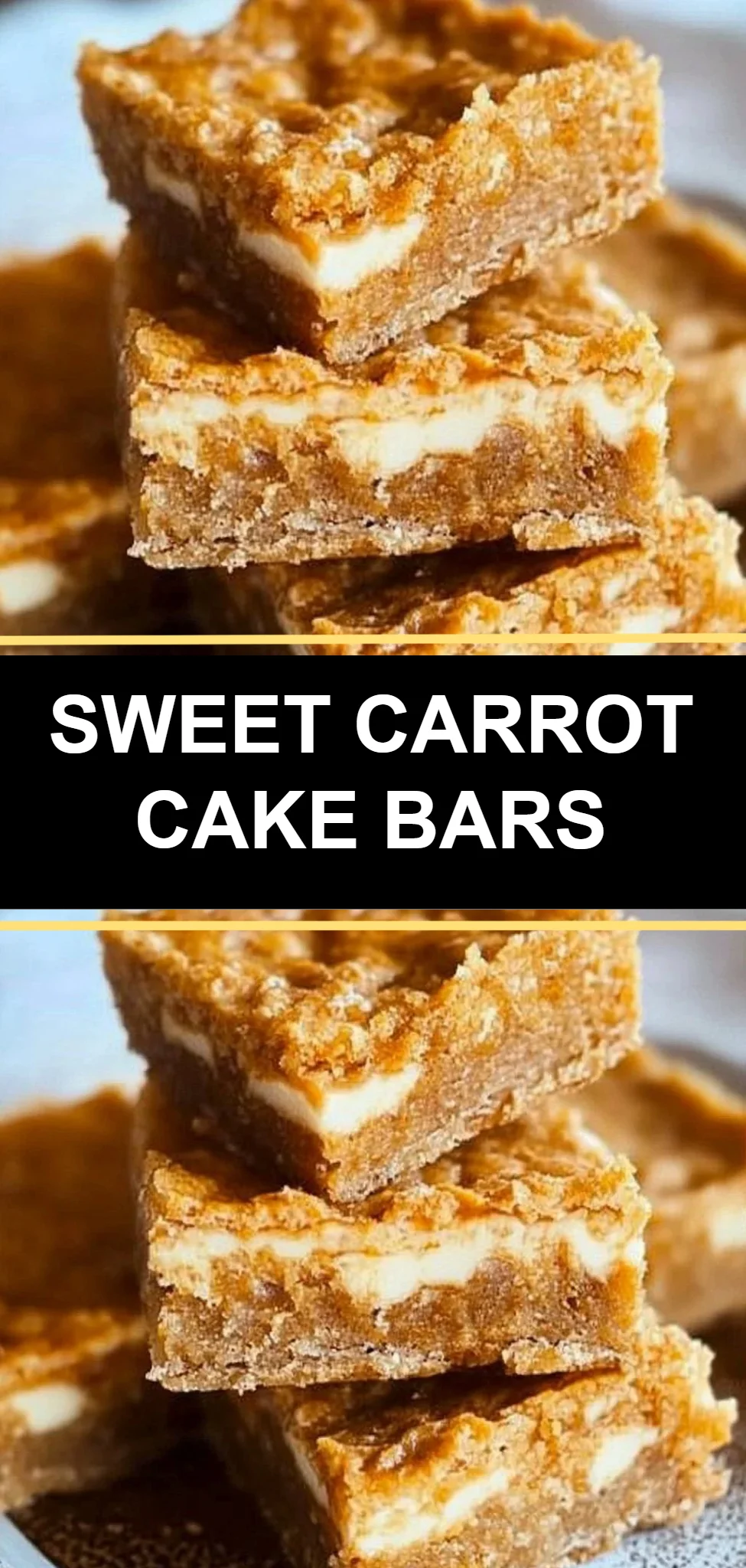 Sweet Carrot Cake Bars