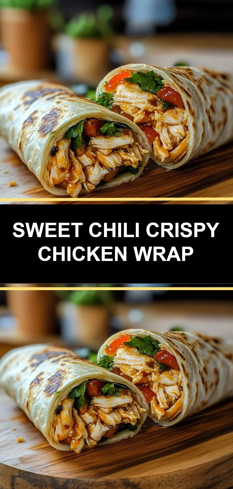 Sweet Chili Crispy Chicken Wrap