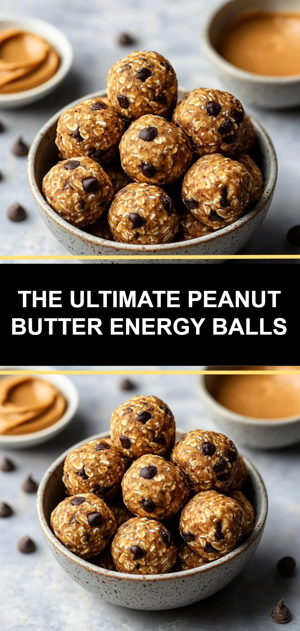 The Ultimate Peanut Butter Energy Balls