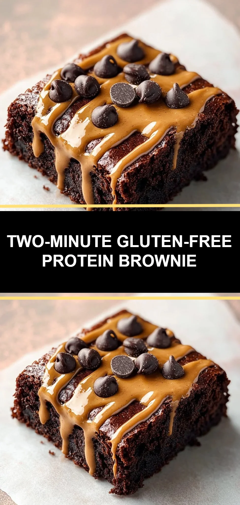 Two-Minute Gluten-Free Protein Brownie