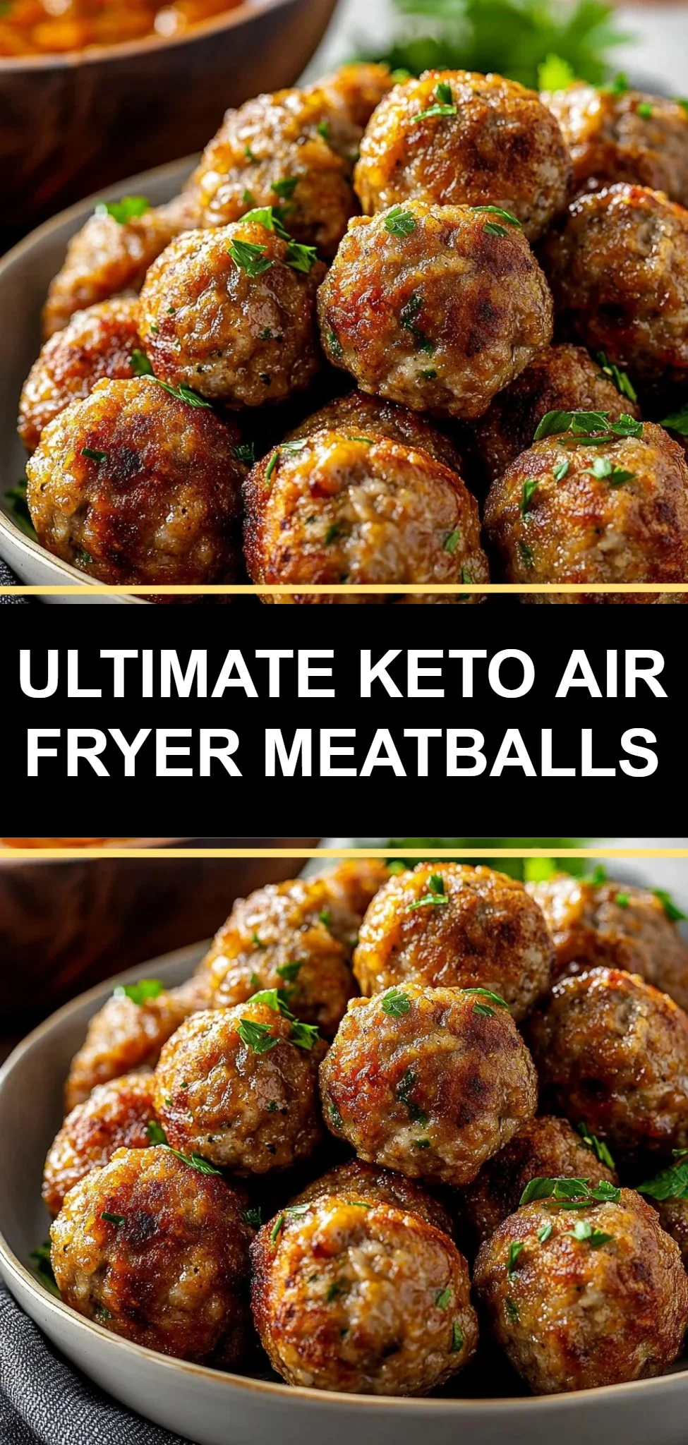 Ultimate Keto Air Fryer Meatballs