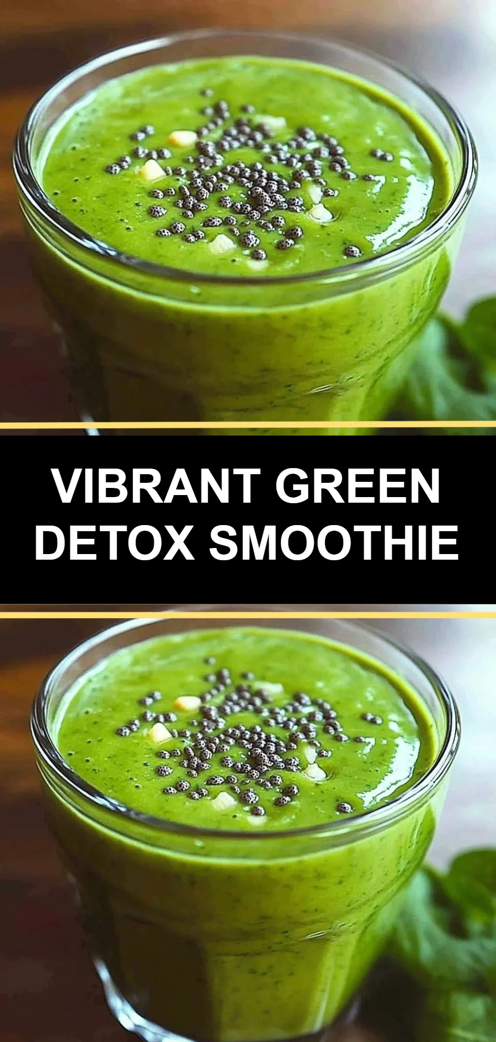 Vibrant Green Detox Smoothie