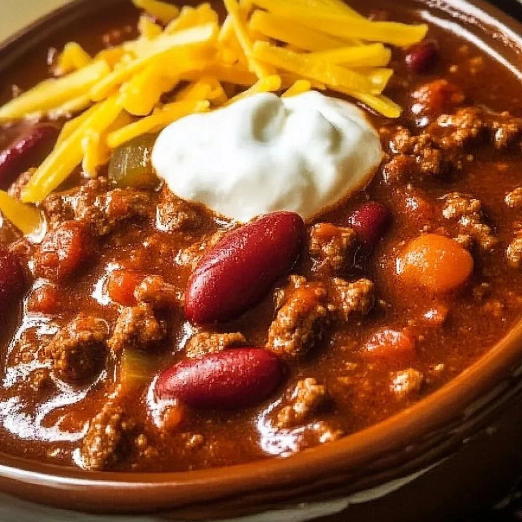 Delicious bowl of homemade Wendy's Chili copycat recipe