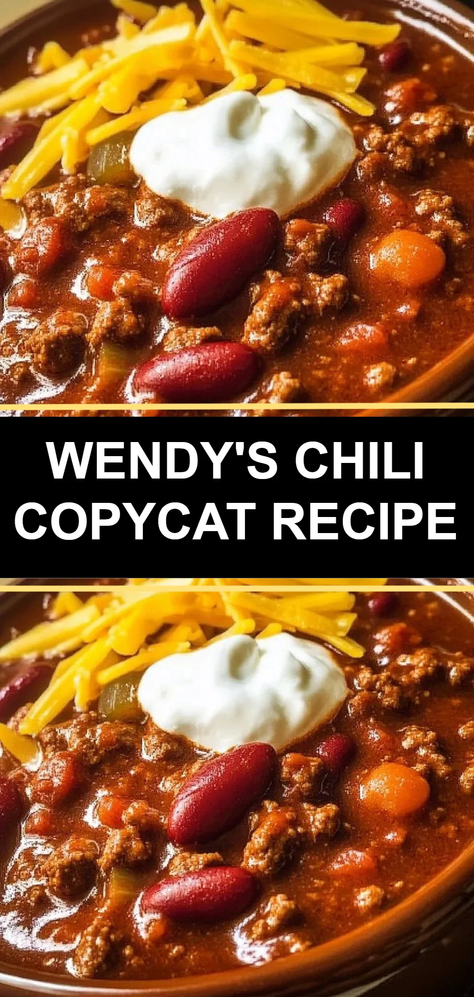 Wendy's Chili Copycat Recipe
