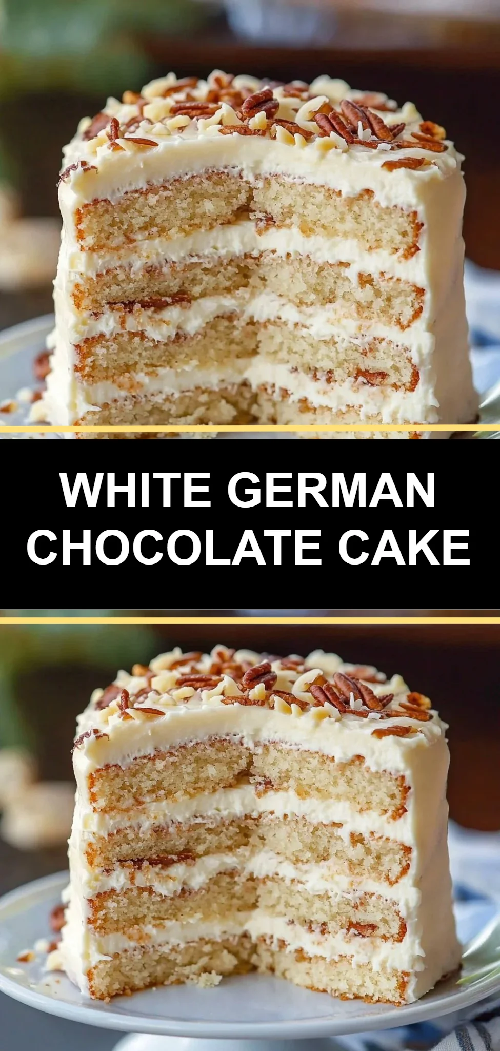 White German Chocolate Cake